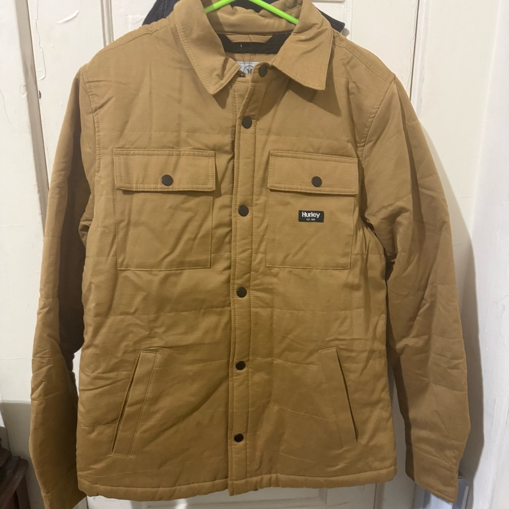 Hurley jacket new butterscotch, color warm size small
